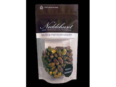 NØDDEHUSET PISTACIENØDDER SALTEDE TØRRISTEDE 70GR.