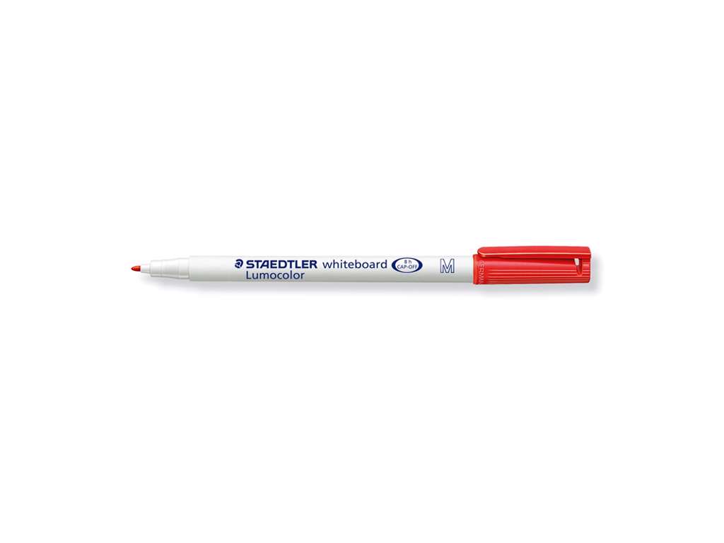 MARKER STAEDTLER WHITEBOARD 301 1MM RØD 301-2