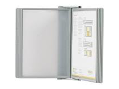 REGISTERSYSTEM SUPERIOR A4 VÆGMODEL LYSGRÅ T. 20 LOMMER (IKKE INCL.)