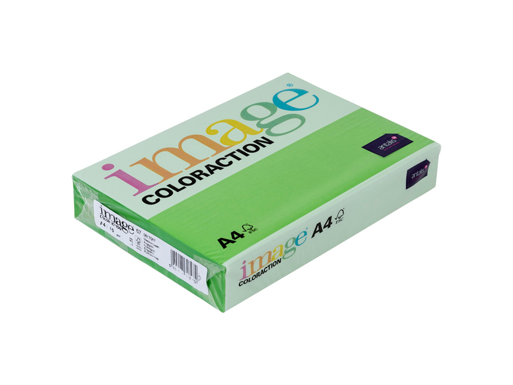 KOPIPAPIR IMAGE COLORACTION A4 FORÅRSGRØN 80 GR 500 ARK/PK 