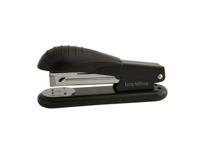 HÆFTEMASKINE BNT SORT 24-26/6 13 CM HÆFTEDYBDE 9CM MAX 20 ARK KAN INDEHOLDE 105 KLAMMER 741110