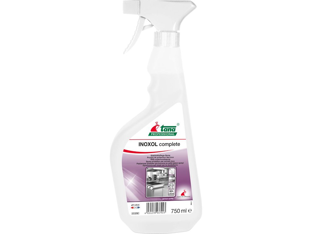 STÅLPLEJE TANA PROF. INOXOL COMPLETE 750ML. 