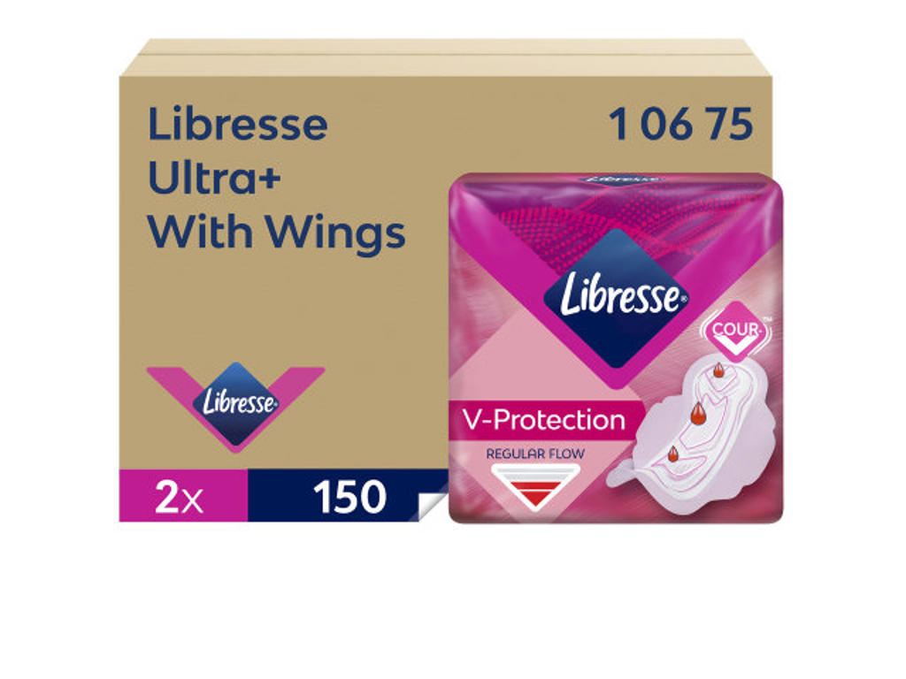 BIND LIBRESSE ULTRA + WING 10675 2X150 STK. PR. PK. 