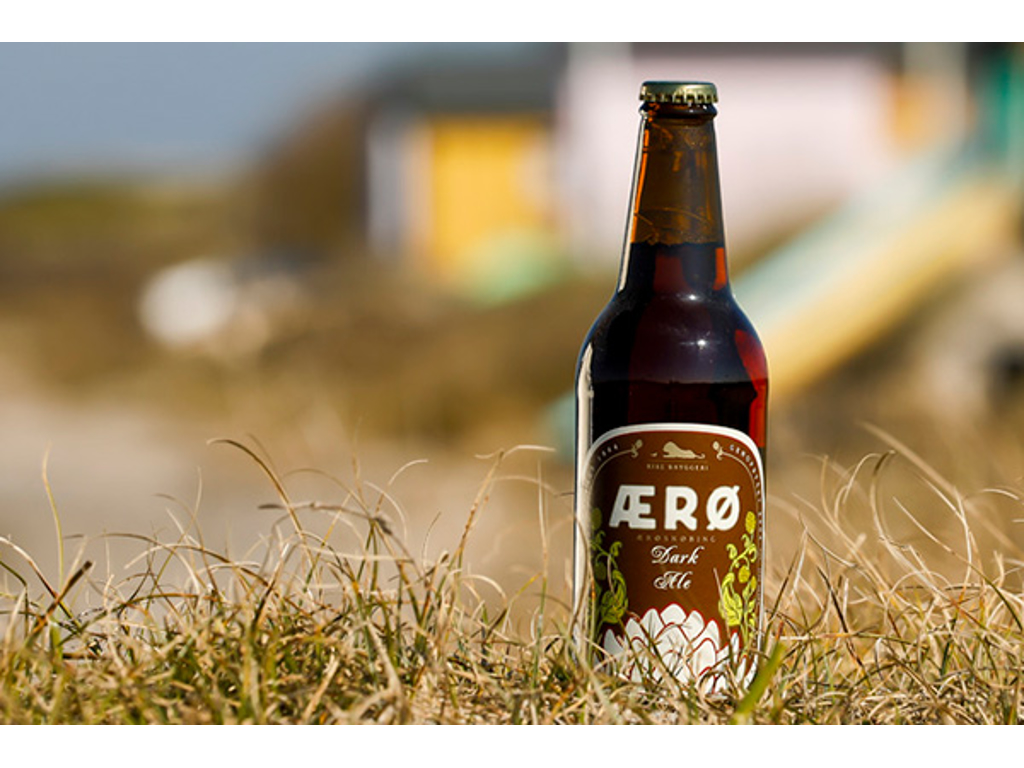 ØL ÆRØ BRYGGERI DARK ALE 50CL. 5% ØKO                       *** 