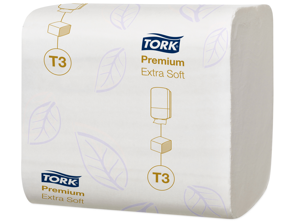 TOILETPAPIR I ARK TORK BULK T3 () PREMIUM 2-LAGS KARTON MED 7560ARK 114276