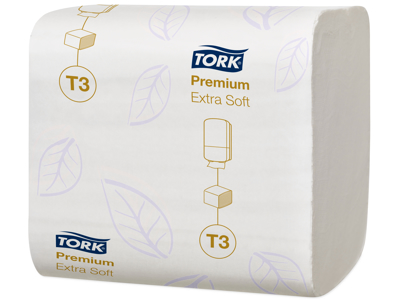 TOILETPAPIR I ARK TORK BULK T3 () PREMIUM 2-LAGS KARTON MED 7560ARK 114276