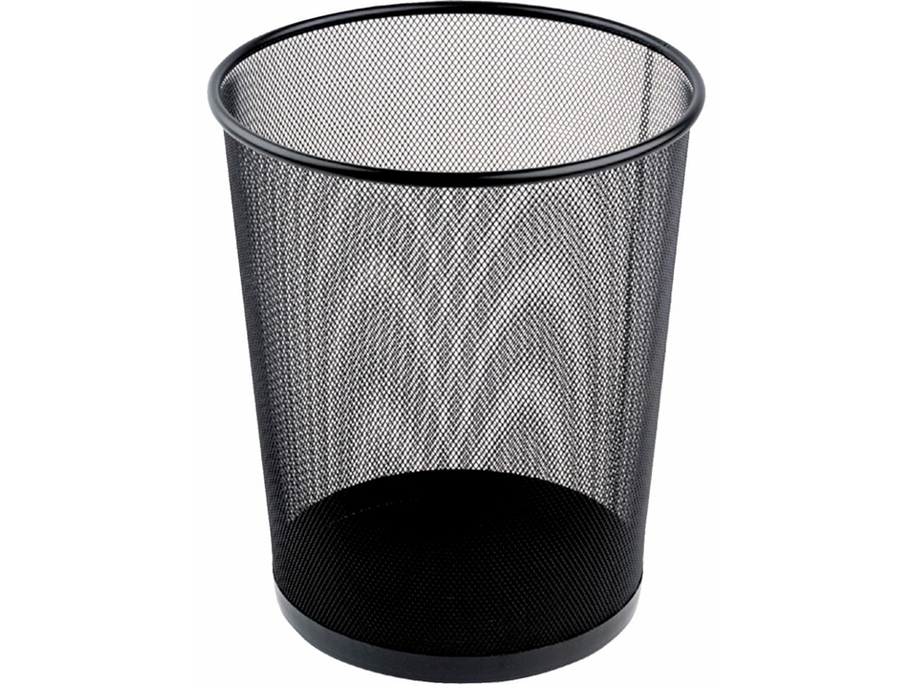 PAPIRKURV TRÅD METAL SORT 18 L 730010 