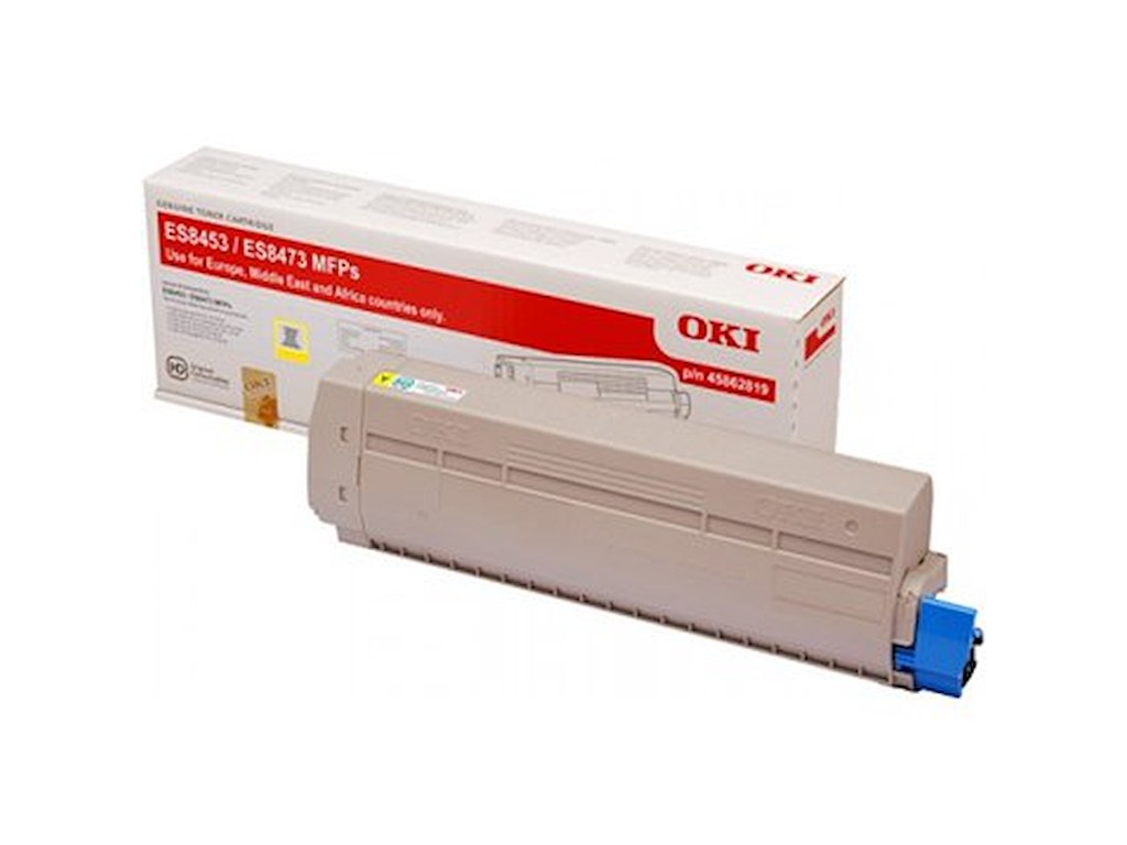LASERTONER OKI TIL ES8453/ES8473 YELLOW 10K 