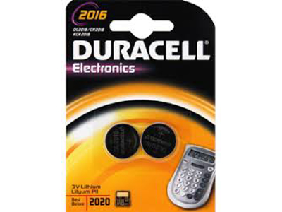BATTERI DURACELL ELECTRONIC 2016 2 STK. 