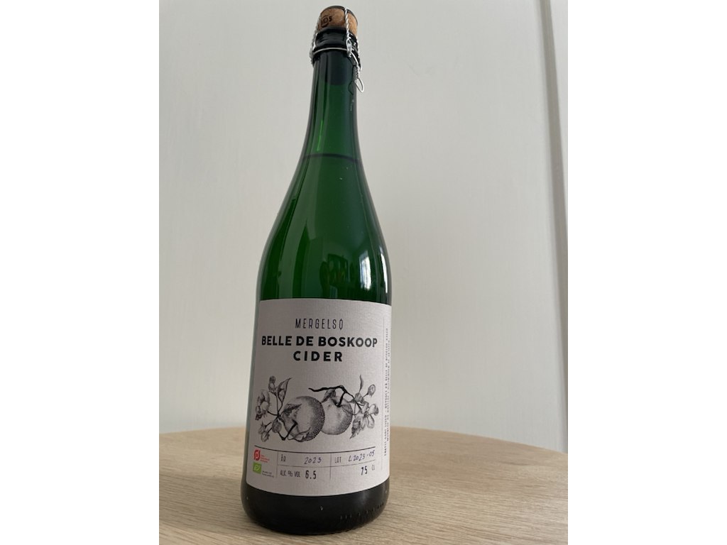 MERGELSØ CIDER BELLE DE BOSKOOP 2024 ØKO. 6,9% 75CL.