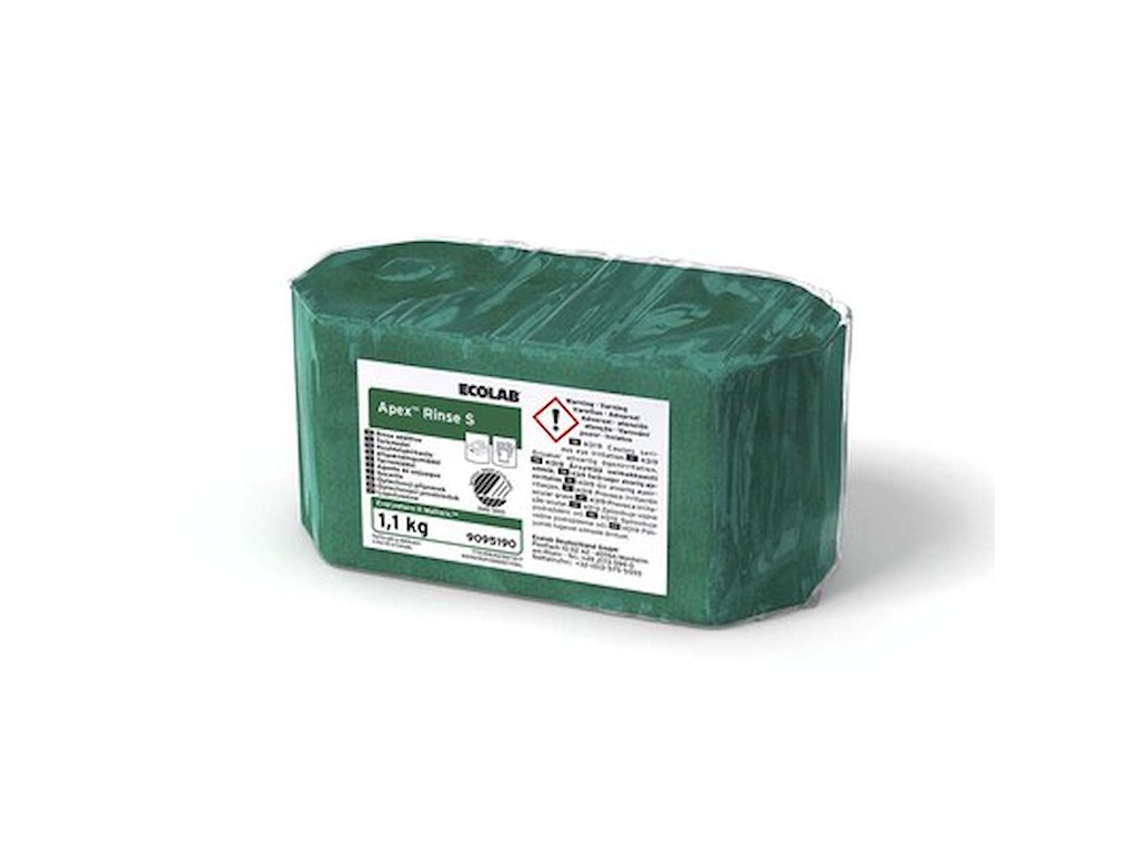 AFSPÆNDINGSMIDDEL OPVASKEMASKINER ECOLAB APEX 1,1KG. KS. A 2 STK.