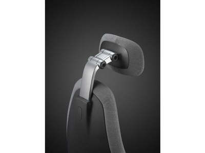 NAKKESTØTTE FOR RH MEREO  SORT LÆDER. 