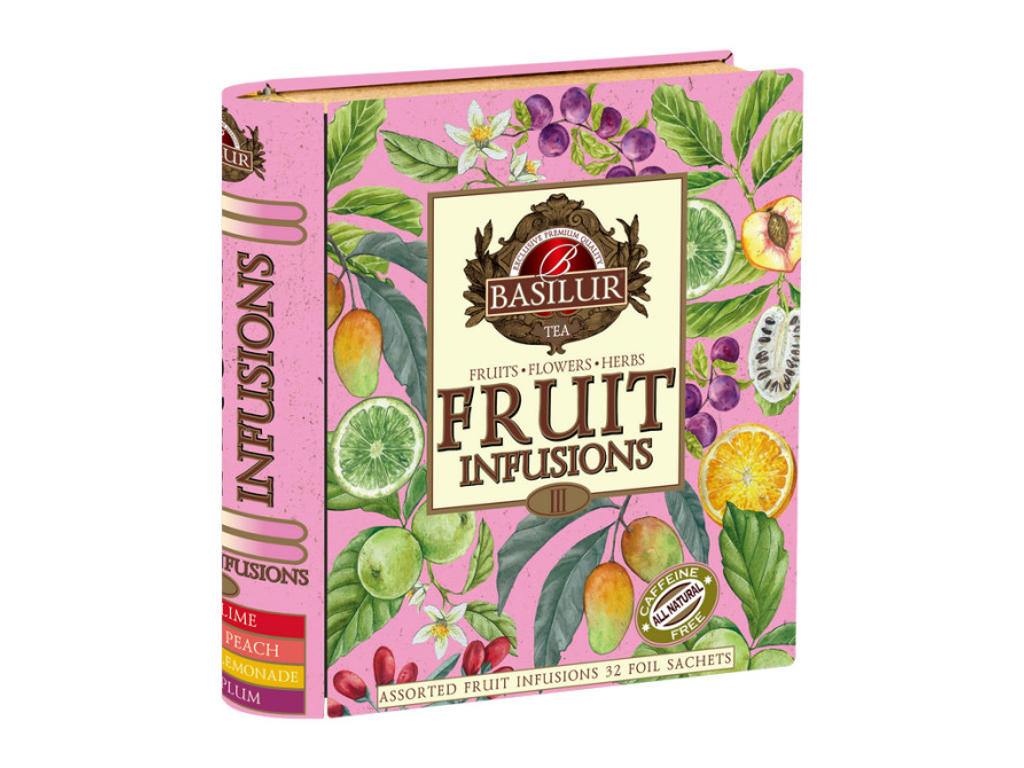 BASILUR TEA BOOK I METAL FRUGT TE M/32 ASS. PS. 64GR. NETTO FRUIT INFUSIONS