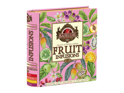 BASILUR TEA BOOK I METAL FRUGT TE M/32 ASS. PS. 64GR. NETTO FRUIT INFUSIONS