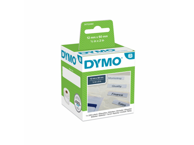 ETIKET TIL DYMO LABELPRINTER TIL HÆNGEMAPPE 12X50 MM 1X220 STK.*** 99017