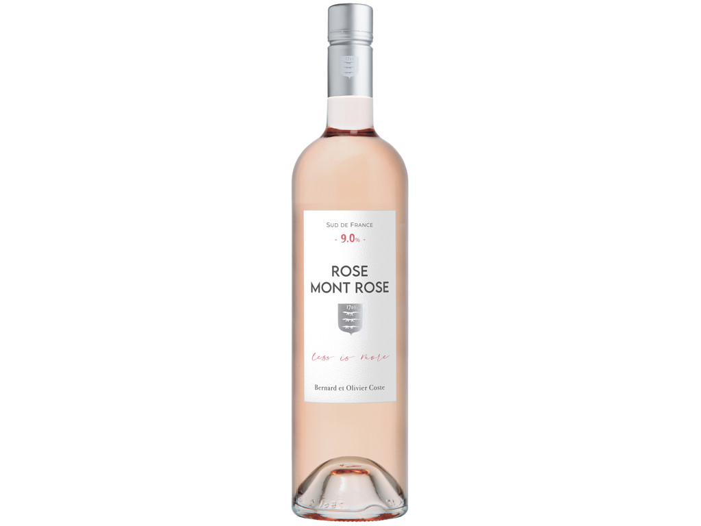 MONT ROSE, ROSE LESS IS MORE, 9% IGP, PAYS D'OC DOMAINE 2022 75CL. 