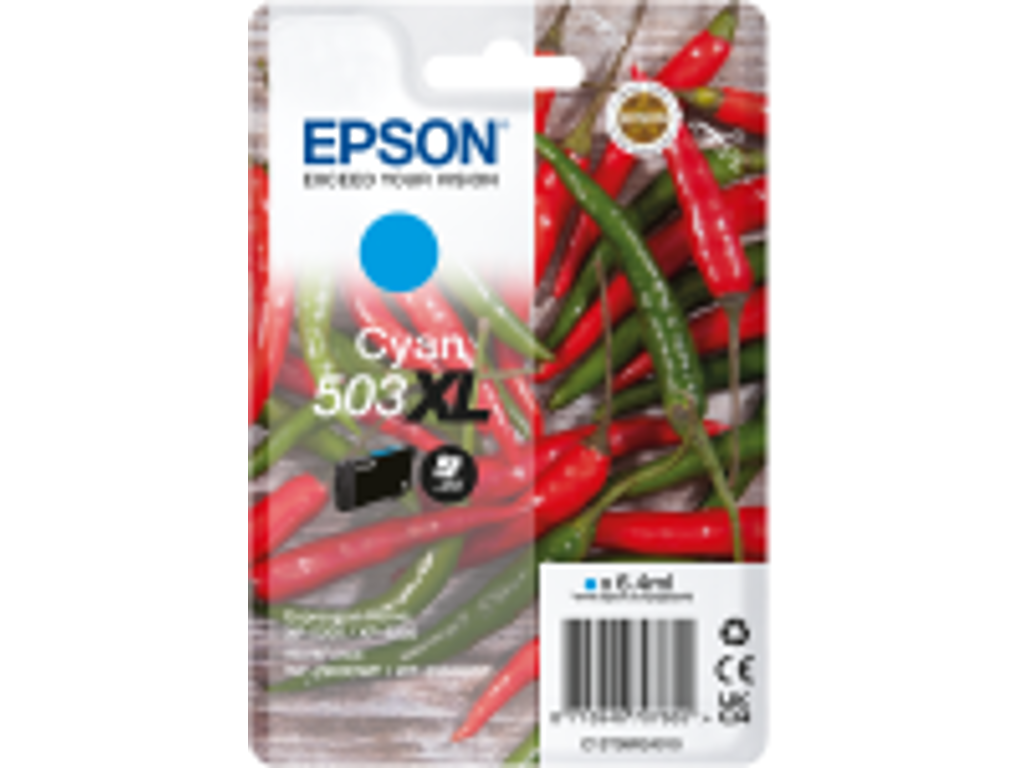 BLÆKPATRON EPSON T503XL CYAN INK C13T09R24010 