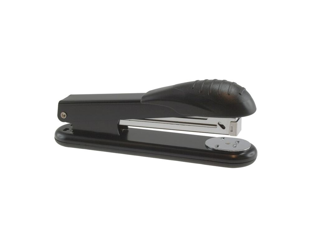 HÆFTEMASKINE BNT SORT 24-26/6 13 CM HÆFTEDYBDE 9CM MAX 20 ARK KAN INDEHOLDE 210 KLAMMER 741210