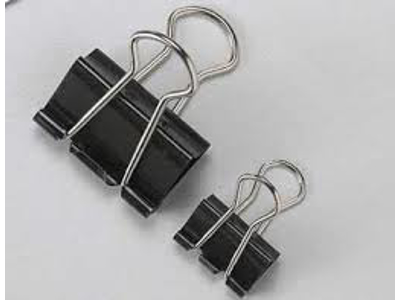 PAPIRKLEMME STÅL FOLD BACK 40 MM BNT 744410