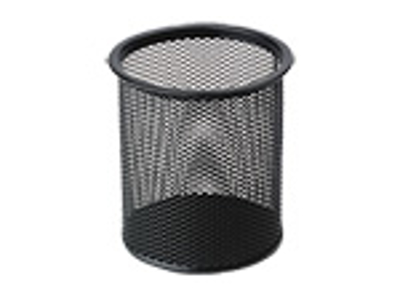 BLYANTHOLDER METALFLET SORT RUND Ø9X10CM 