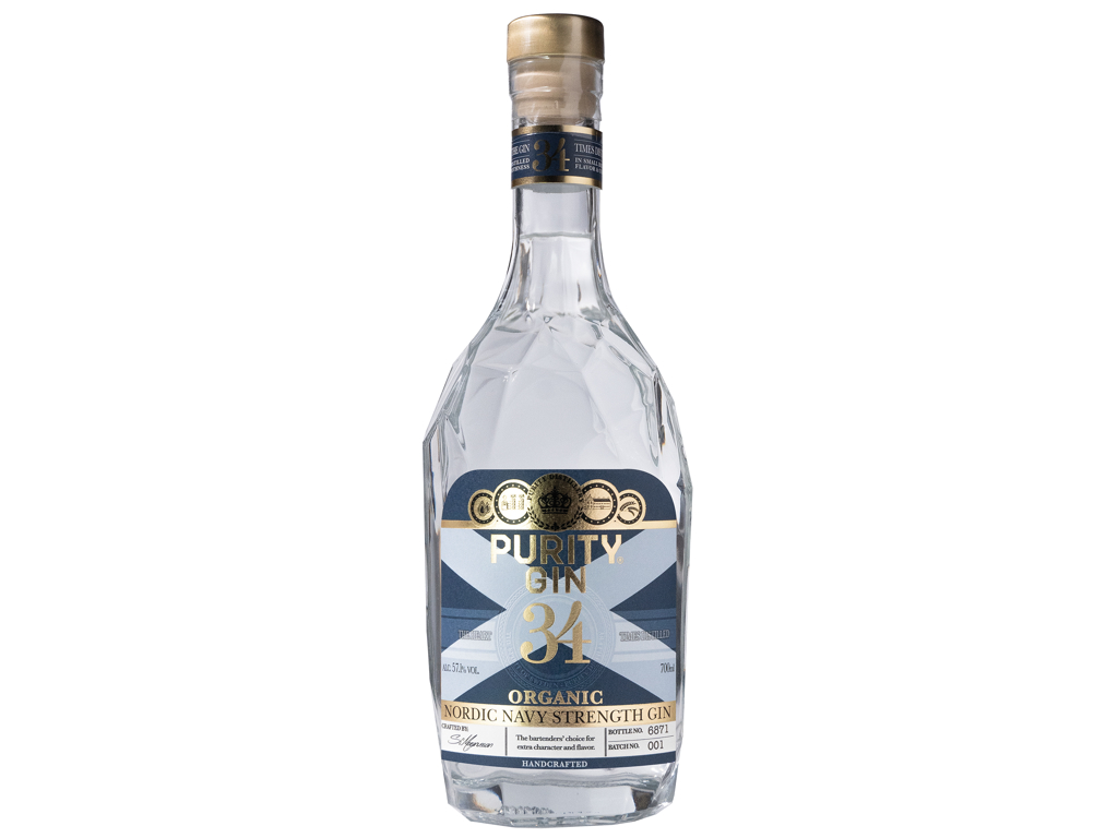 PURITY NORDIC NAVY STRENGTH ØKO GIN 57% 70CL. 