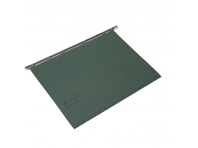 HÆNGEMAPPE SOLO A4, GRØN MED 2-L FANE INCL. FANER OG INDSTIK 2030010001