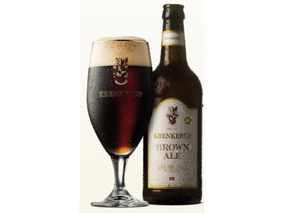 ØL KRENKERUP GODS 50CL. 5,3% BROWN ALE INCL. PANT