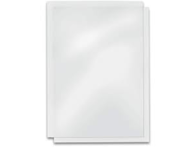 INDBINDING PLASTFORSIDER A4, KLAR FELLOWES 240 MIC. 53762