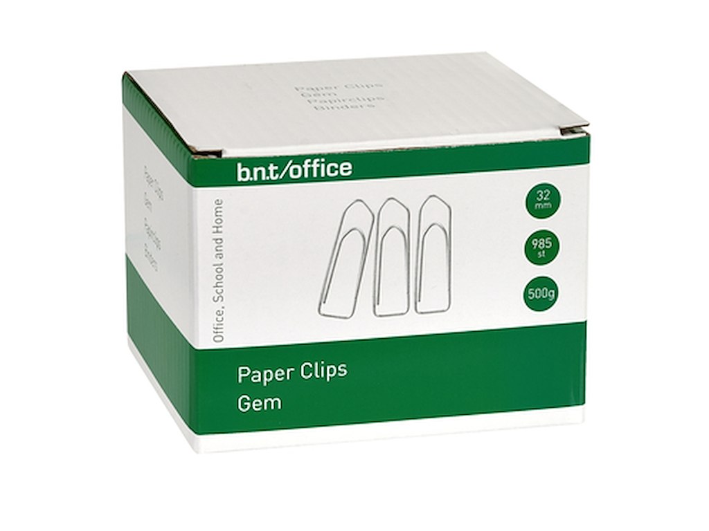 CLIPS BNT 32MM ÆSKE A 1000 STK. 