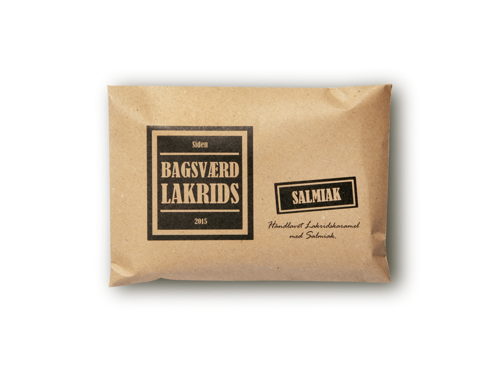 BAGSVÆRD LAKRIDS 160GR. SALMIAK GLUTENFRI 