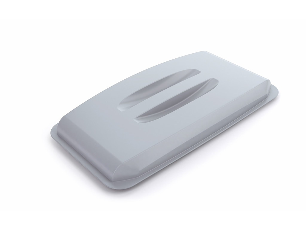 AFFALDSSORTERING DURABLE 60L.  () LÅG GRÅ 393030