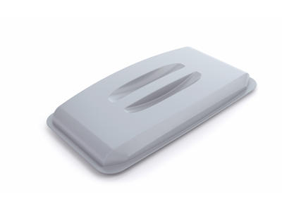 AFFALDSSORTERING DURABLE 60L.  () LÅG GRÅ 393030