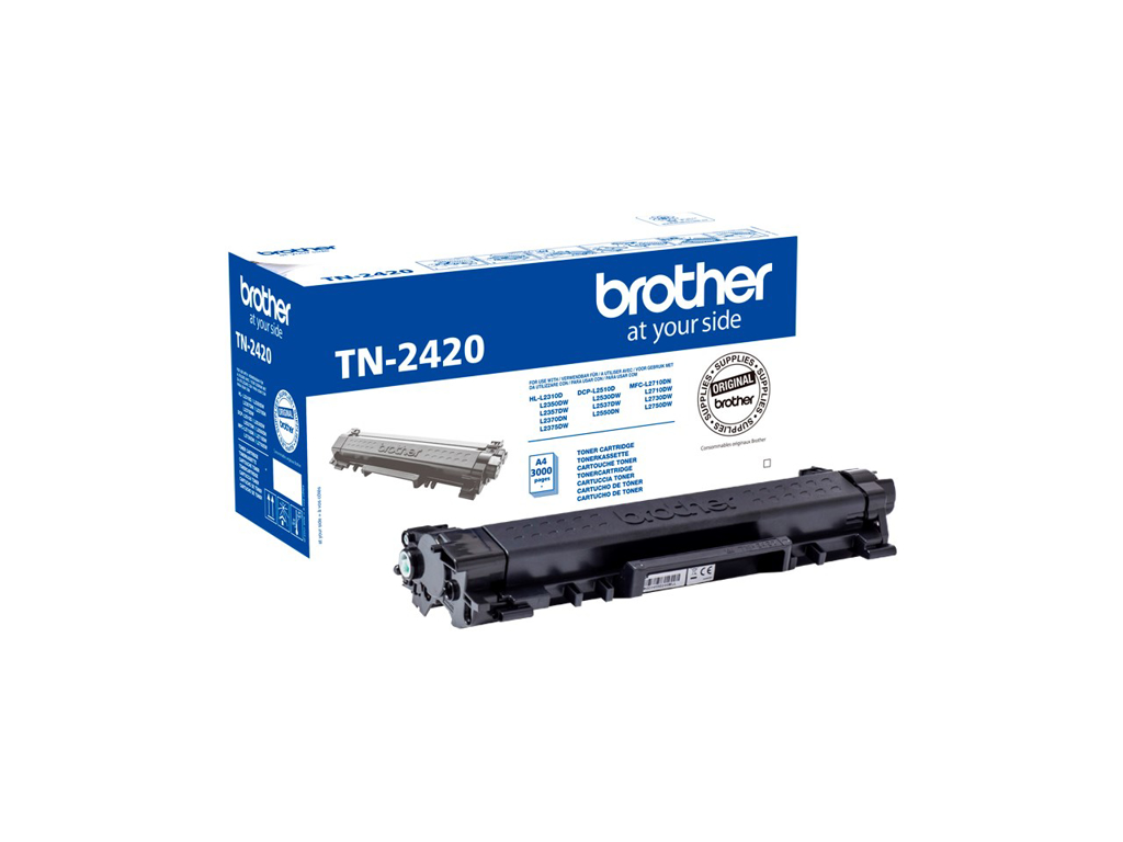 LASERTONER BROTHER TN2420 TIL HL-L2310/2350 SORT 3000 SIDER 