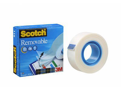 TAPE 3M MAGIC 811 19MMX32,9M USYNLIG OG FLYTBAR 