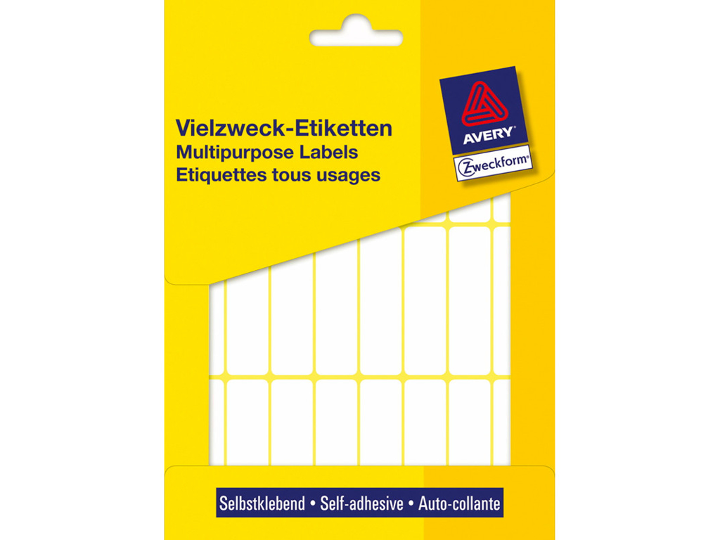ETIKET AVERY 50X14MM 672 STK/PK HVID 3336 