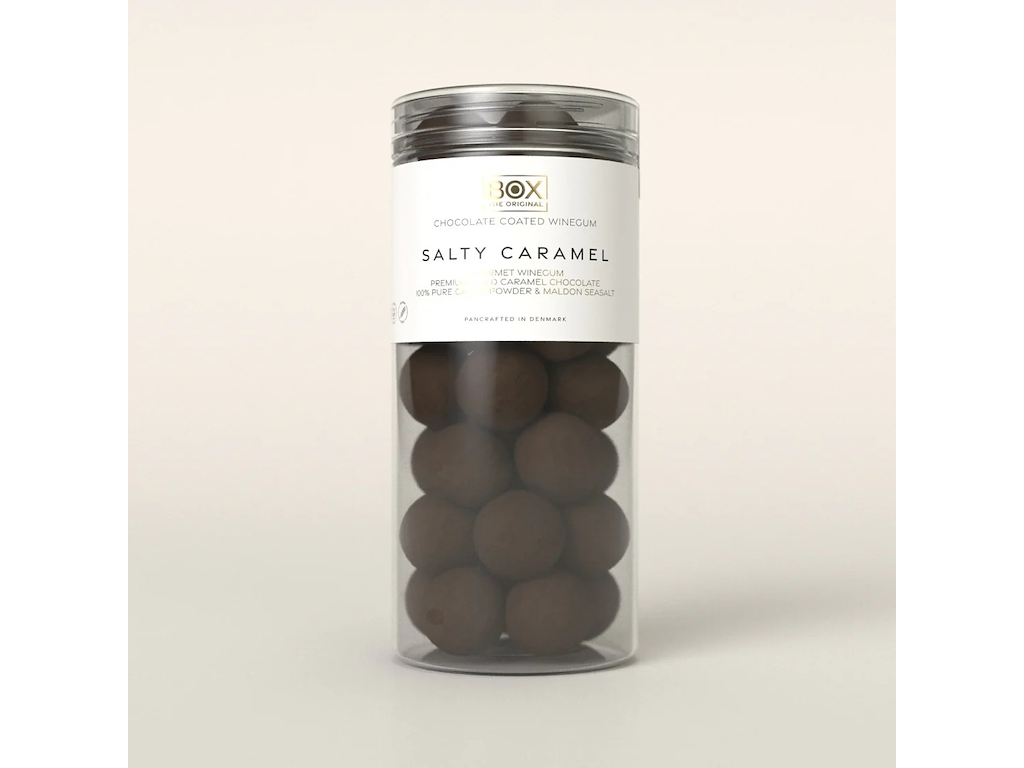 THE ORIGINAL BOX TUBE LARGE SALTY CARAMEL 250GR. 