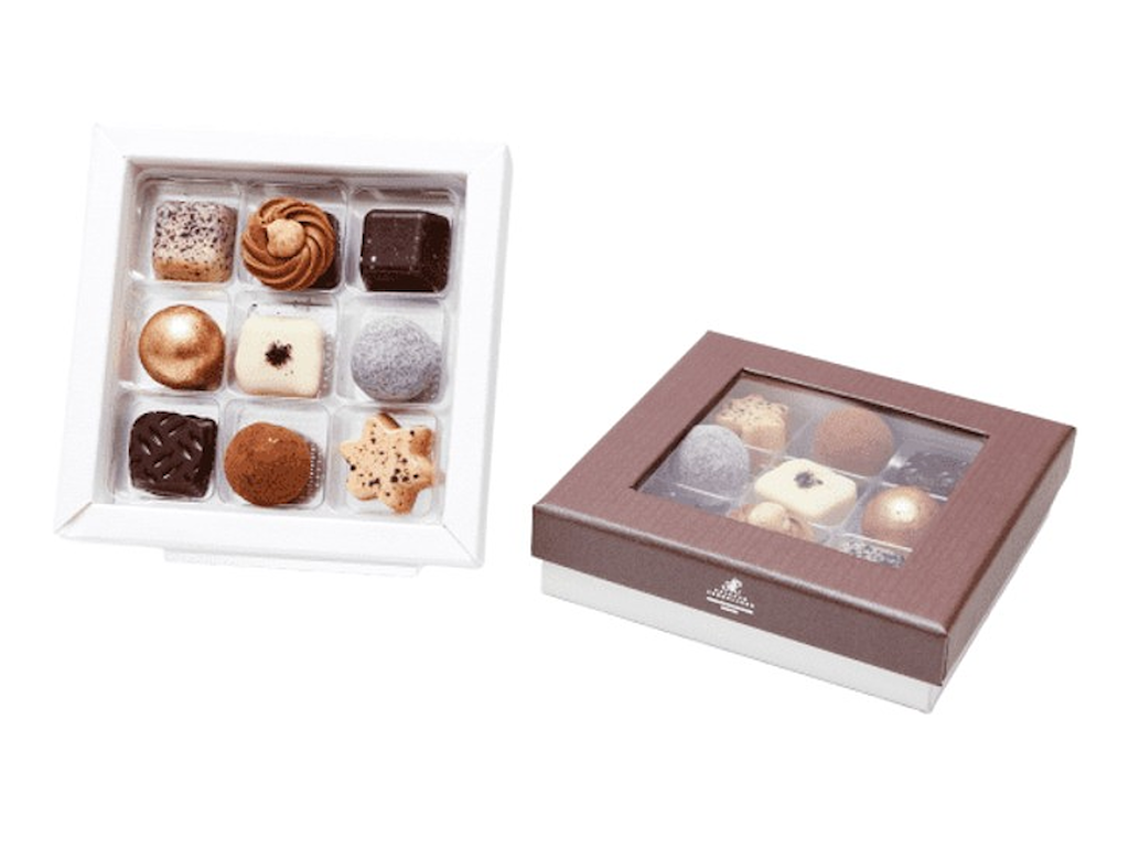 AALBORG CHOKOLADEN CHOKOLADE 9 STK. ASS. 90GR.