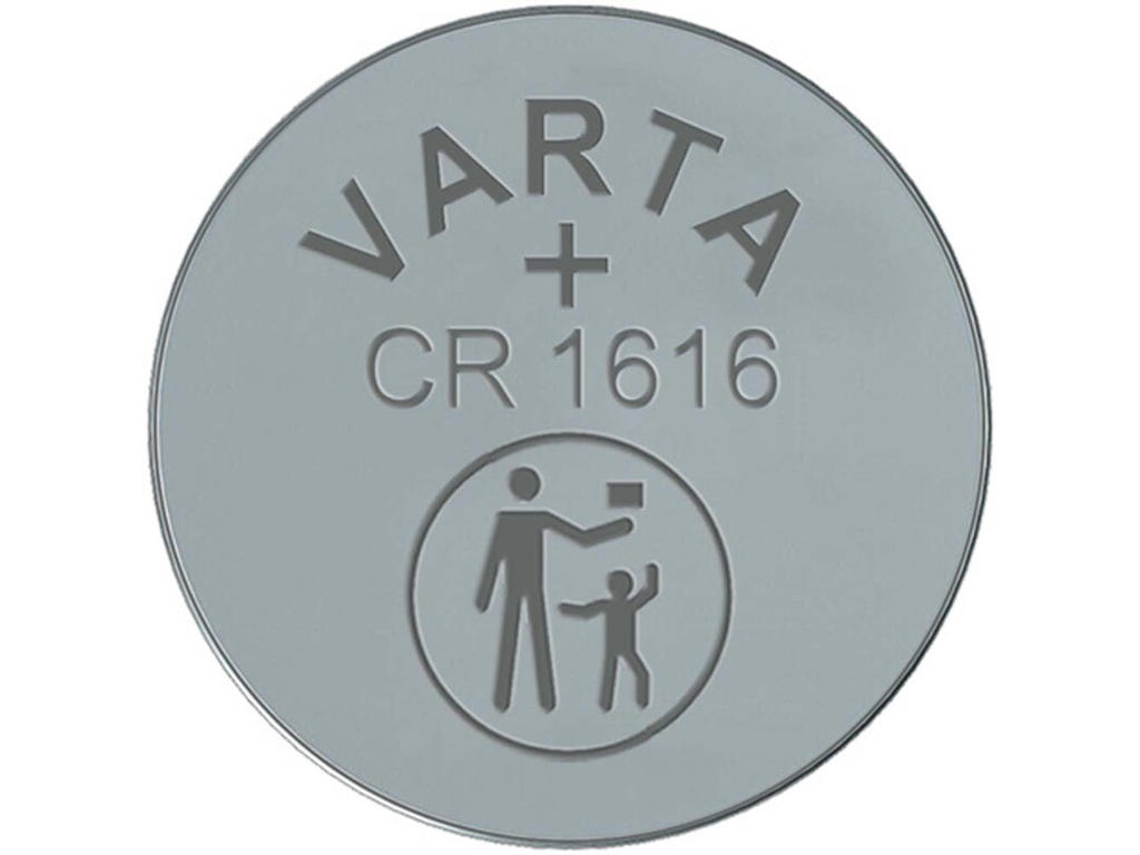 BATTERI VARTA ELECTRONICS CR1616 PK. A 1 STK.                  *** 