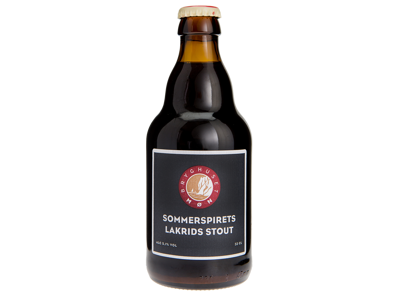 ØL BRYGHUSET MØN SOMMERSPIRETS LAKRIDS STOUT 5,1% 33CL. 