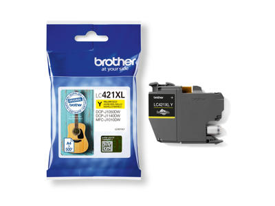 BLÆKPATRON BROTHER LC421XLY YELLOW 500 SIDER 