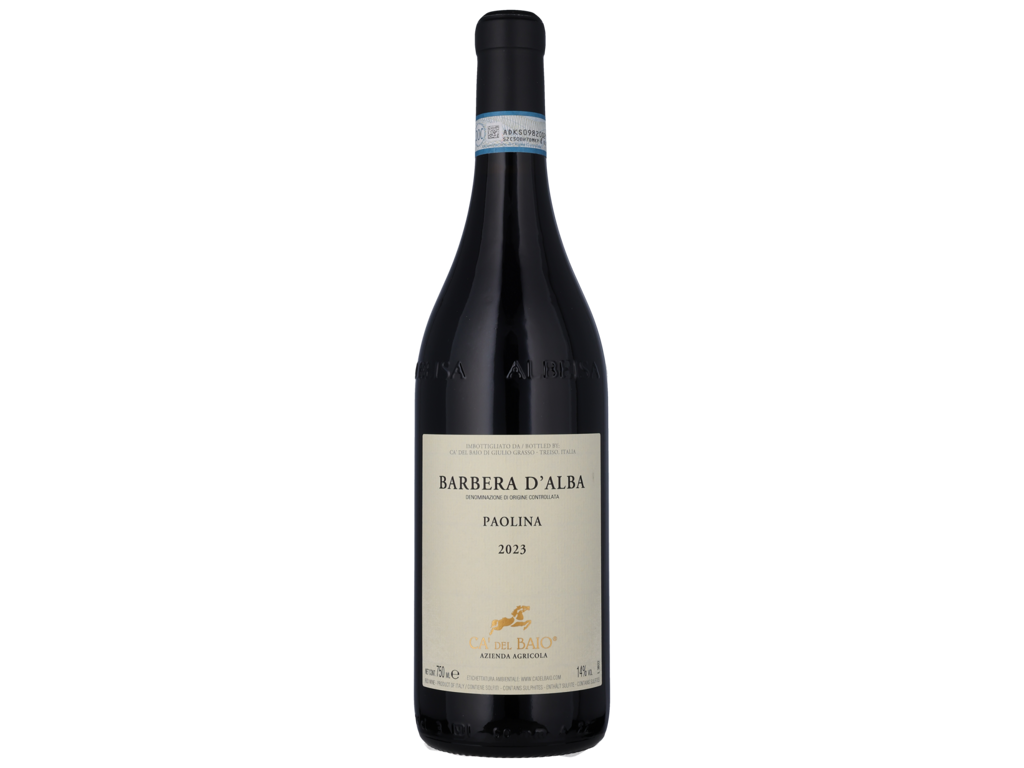 BARBERA D'ALBA PAOLINA DOC CA'DEL BAIO PIEMONTE ITALIEN 2024 14% 75CL.