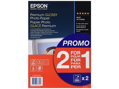 FOTOPAPIR EPSON A4 INKJET 255GR. PREMIUM GLOSSY 30 ARK S042169