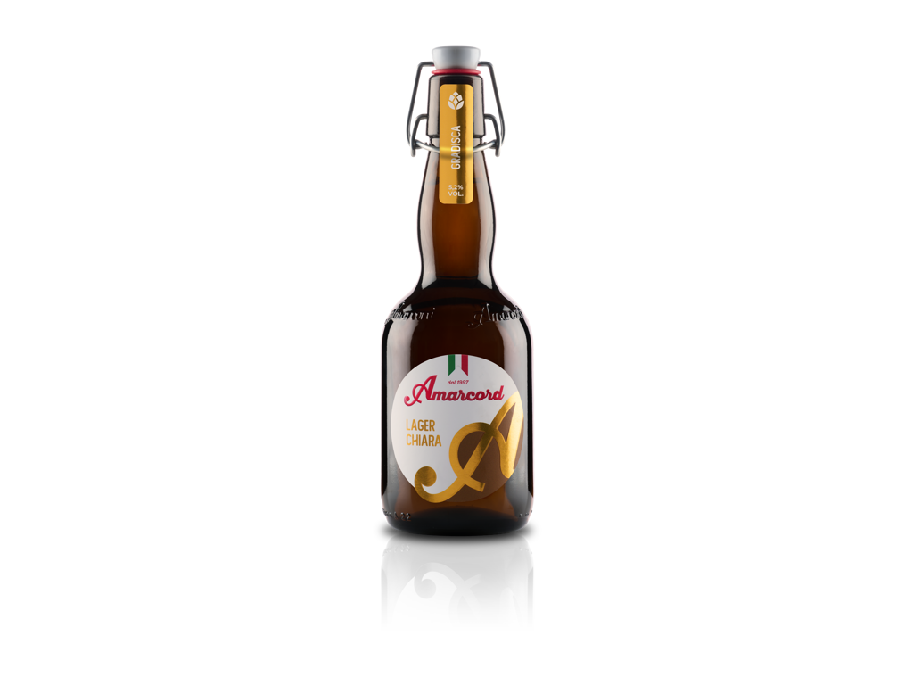 ØL AMARCORD GRADISCA BIONDA 5,2% 50CL. LAGER CHIARA ITALIENSK ØL 
