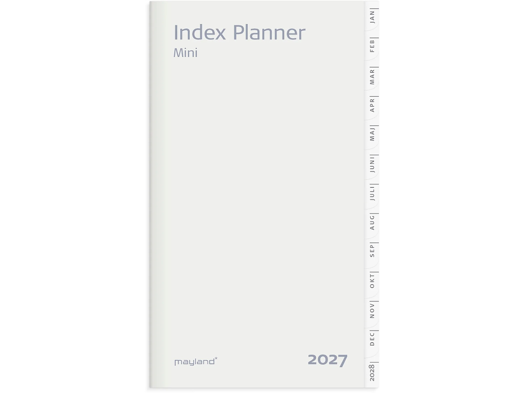 KALENDER MAYLAND 2027 27071500 INDEX PLANNER MINI REFILL 13,2X7,6CM