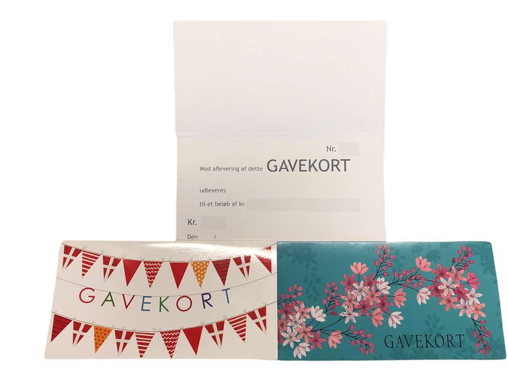 GAVEKORT MED KUVERT ASS. MOTIVER/ FARVER 