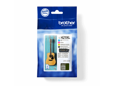 BLÆKPATRON BROTHER LC421XL VALUEPACK CMYBK