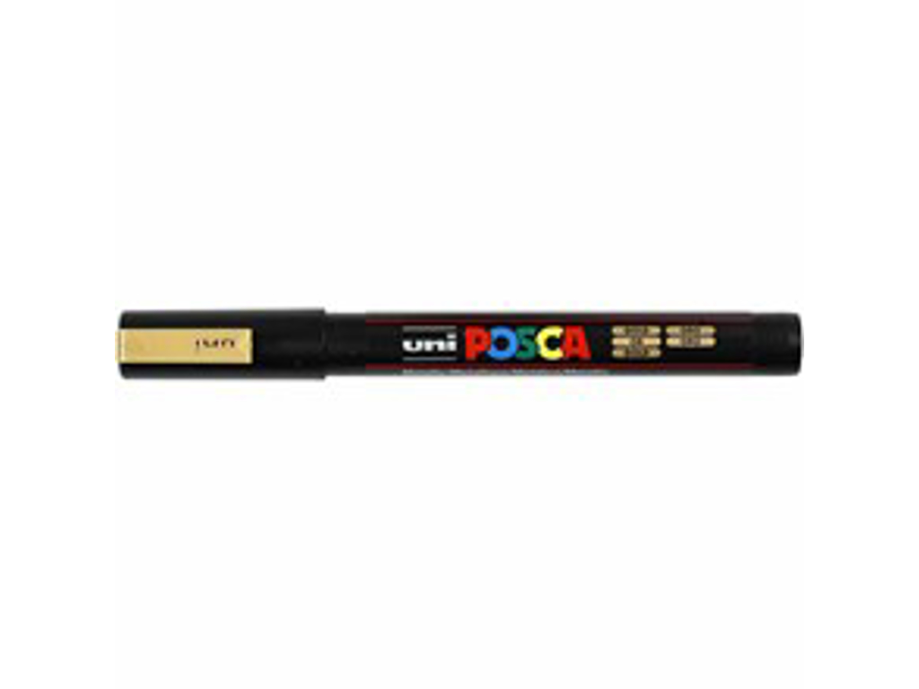 MARKER UNI POSCA PC-3M GOLD FIN  