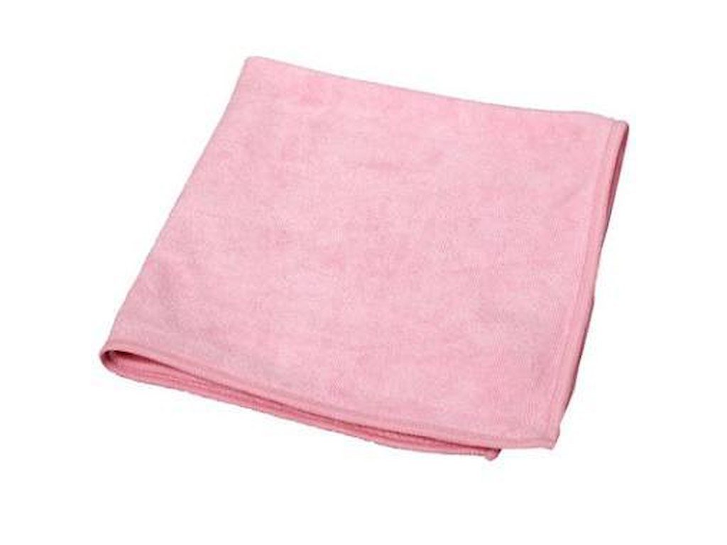 MICROFIBERKLUDE NEUTRAL 40X40CM ØKOTEX RØD PK. A 10 STK. 24007-6
