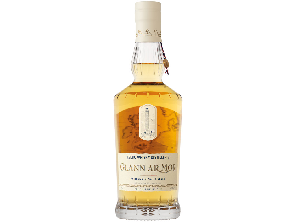 GLANN AR MOR 46% SINGLE MALT CELTIC WHISKY DISTILLERY 70CL.
