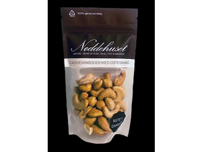 NØDDEHUSET CASHEWNØDDER MED OSTESMAG 85GR.